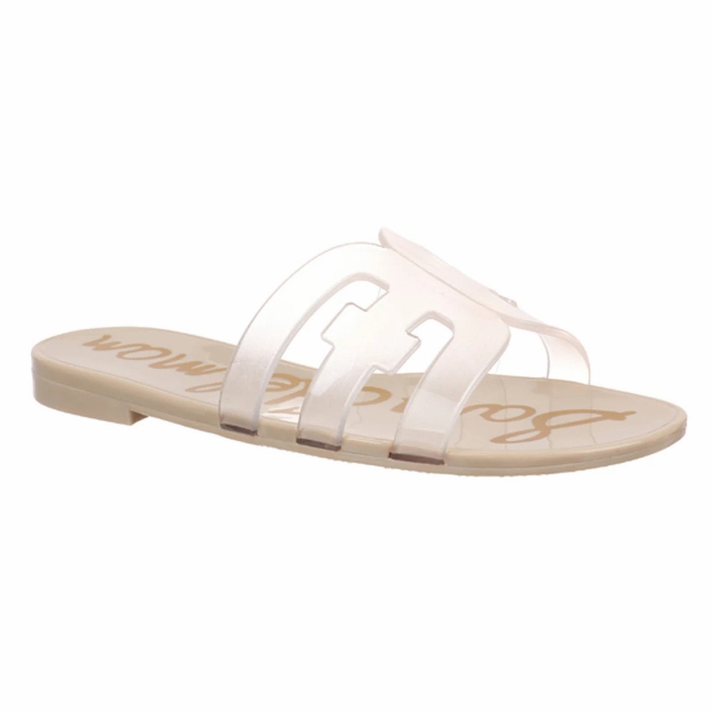 Sam Edelman Cream Slide Sandals